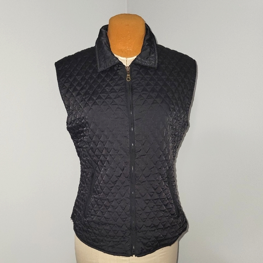 Vintage Nylon quilted vest  Sz L 🇺🇸